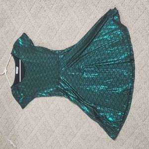 Spadehill metallic fishscale dress